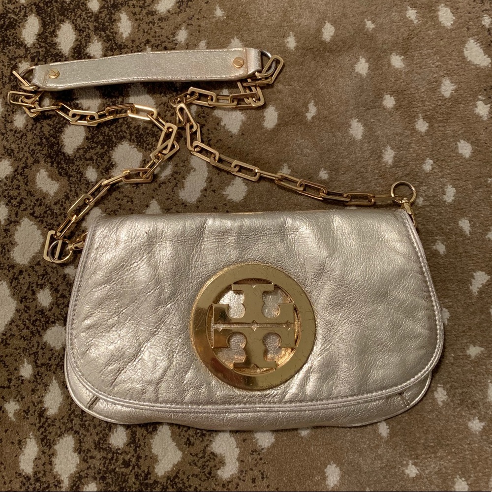 Tory Burch gold purse